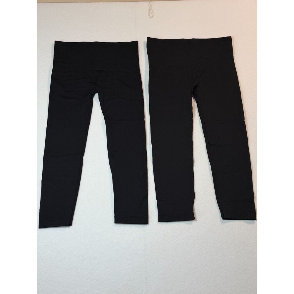 SlimMe MeMoi Compression Leggings Lot M L Black Post Surgery Shapewear